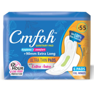 CMFOH XXL SANITARY PADS FOR WOMEN 36 PIECES IN A COMBO PACK OF 8