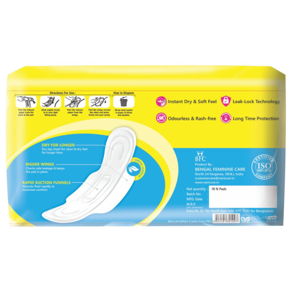 CMFOH XL SANITARY PADS FOR WOMEN 90 PIECES IN A COMBO PACK OF 5 - Image 3